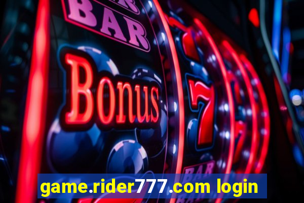 game.rider777.com login